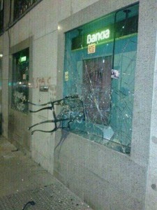 Agresión a Bankia