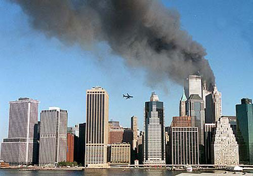 A second aircraft approaches the World Trade Center, Kelly Guenther