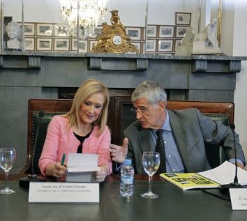 Cristina Cifuentes, durante el acto de presentacin