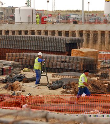 La construccin, uno de los sectores beneficiados