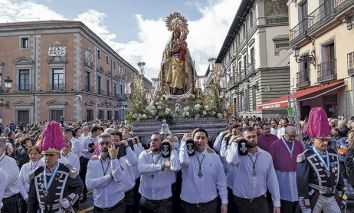 La procesin de la Virgen de la Almudena que discurri por las calles del Centro el mircoles 9 de noviembre