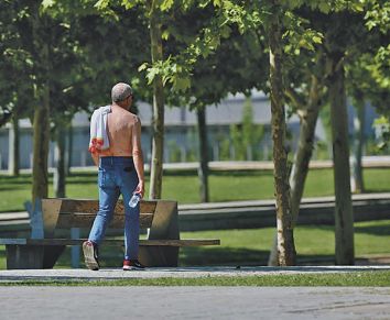 Madrid sufre una ola de calor en abril