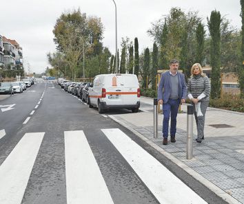 La delegada de Obras, Paloma Garca Romero, visit la zona el lunes 13 de noviembre