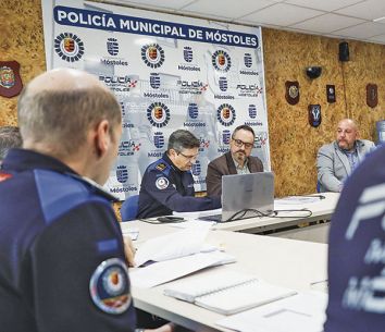 El jefe de Polica Municipal, Juan Manuel Arribas, en  la presentacin