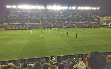 Partido del Rayo Vallecano en el Estadio de Vallecas